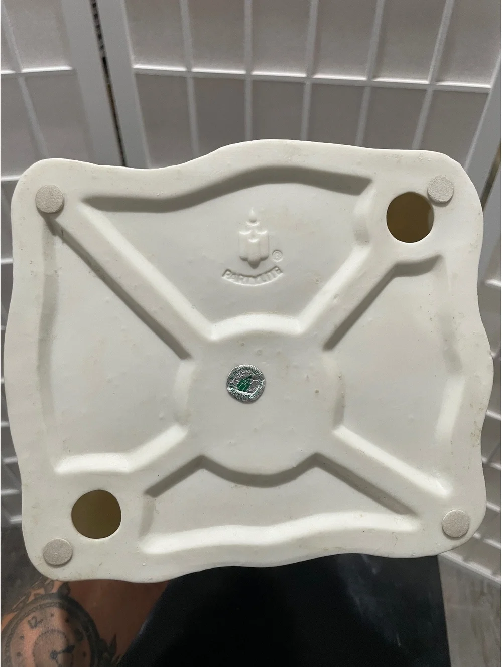 Vintage PartyLite Beach Sand Castle Shell Tea Light Holder